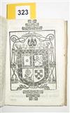 (MEXICO--1729.) Peralta, Antonio de. Dissertationes scholasticae de S. Joseph.